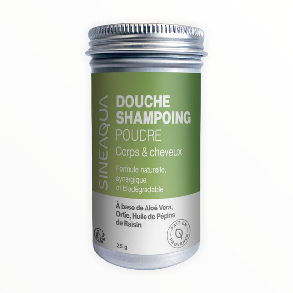 Douche Shampoing Naturel en Poudre (Flacon) - Sineaqua