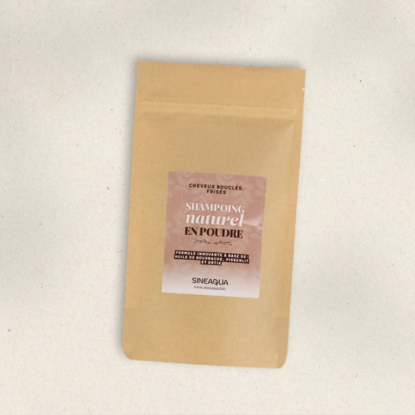 Shampoing Naturel en Poudre, Cheveux Bouclés, Frisés - Sineaqua