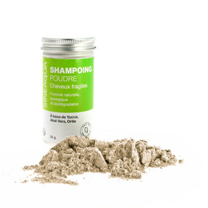 Shampoing Naturel en Poudre, Cheveux Fragiles (Flacon) - Sineaqua