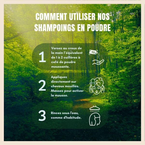 Shampoing Naturel en Poudre, Cheveux Normaux - Sineaqua